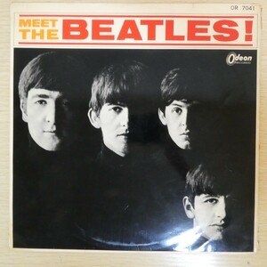 LP5948☆赤盤「ビートルズ / MEET THE BEATLES / OR-7041」