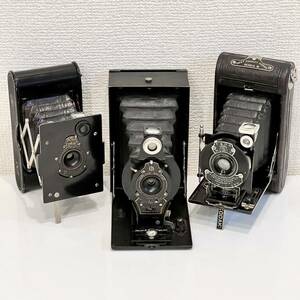 1915〜1934年製造販売【KODAK・コダック】 3機種まとめ出品●蛇腹 フィルム カメラ●祖父が発売当時新品購入●ワンオーナー●詳細商品説明