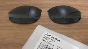 超処分価格！★オークリー ハーフジャケット 1.0 用 カスタム偏光レンズ BLACK Color Polarized 新品 Half Jacket　1.0 