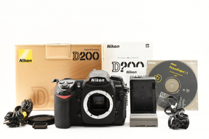 [極上美品 / ショット数 66 ] Nikon D200 10.2MP Digital SLR Camera Body デジタル一眼レフカメラ /元箱、付属品あり #2125865