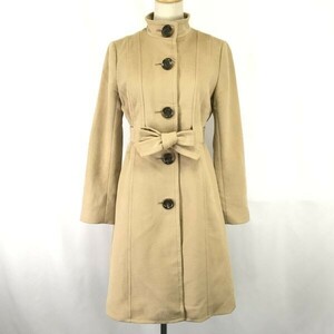 マイケルコース/MICHAEL KORS★100％アンゴラ/スタンドカラーコート【6/レディースM程度/ベージュ/beige】Coat/Jacket/Jumper◆pBH603