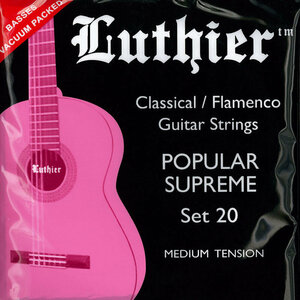 ★Luthier LU-20 クラシックギター / フラメンコギター 用 弦 MEDIUM TENSION 1セット★新品メール便