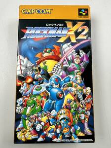 ♪【中古】Nintendo スーパーファミコン 箱 説明書 付き ソフト ロックマンX 2 任天堂 カセット 動作未確認 ＠送料520円(5)