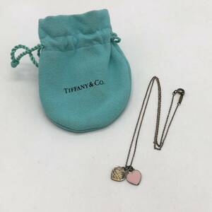 TIFFANY&Co. ティファニ ネックレス リターントゥ ダブルハート ピンク AG925 アクセサリー P1349