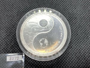 31.1グラム 2022年 (新品) トケラウ「均衡・イクイリブリアム」純銀 1オンス 銀貨