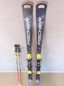 FISCHER RC4 WORLD CUP SC 165cm オガサカスペシャルチューンナップ済 フィッシャー アールシー4 エスシー ストック付 美品 総計10日使用