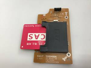 東芝 TOSHIBA RD-X8 DVD HDDレコーダー用 純正カードスロット基盤 Toshiba PC-BCAS-X8 FWY1020C 中古動作品1329