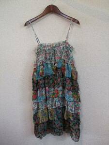 LOVEGIRLSMARKET花柄シフォン2WAYキャミチュニック（USED）71913)