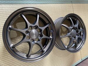 RAYS レイズ R14 ×5J 45. 4-100 BR VR CE28N 2本送料無料です。