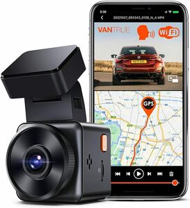 ドライブレコーダー 音声コントロール 1080P フルHD 200万画素 駐車監視 160°超広角 HDR画像補正 暗視機能 動体検知 衝撃検知 GPS搭載