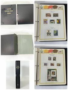 VOSTOK POSTAGE STAMP ALBUM ボストーク 海外切手 絵画コレクション 83リーフ 未使用切手 コレクション保管品