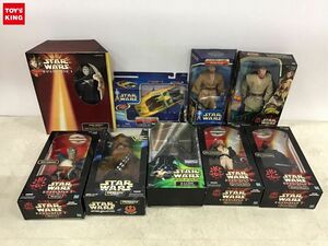 1円〜 同梱不可 ジャンク スターウォーズ ダースモール、チューバッカ、クワイガンジン 他 フィギュア等