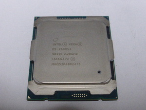 INTEL Server用 CPU XEON E5-2699v4 22コア44スレッド 2.20GHZ SR2JS FCLGA2011-3 CPUのみ 起動確認済です