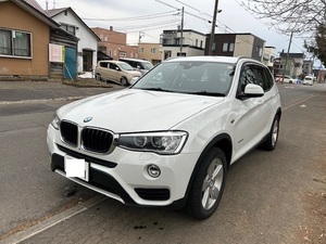 【売切】人気の後期モデル！低燃費・高トルク クリーンディーゼル BMW X3 20d ワンオーナー ナビＢカメラ　車検残長（R7/10迄）