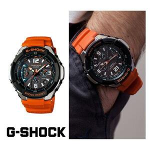 Gショック ジーショック GW-3000M-4A 電波 ソーラー CASIO G-SHOCK SKY COCKPIT スカイコックピット メンズ 腕時計 オレンジ