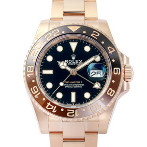 ロレックス ROLEX GMTマスターII 126715CHNR ブラック/ドット文字盤 新品 腕時計 メンズ