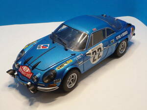 1/18　ALPINE　RENAULT　A110　1600S　No.22　1971　MONTE　CARLO　RALLY　3rd　Place　京商