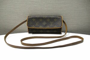 ルイヴィトン LOUIS VUITTON ポシェットツイン PM M51854 ショルダーバッグ モノグラム 中古 ランクB BRB・バッグ・財布