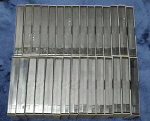 中古 VHSビデオテープ SCOTCH 120分 30本 ケース付き　消磁処理済
