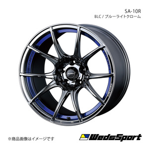 WedsSport/SA-10R GT-R R33 アルミホイール1本【18×10.5J 5-114.3 INSET25 BLC】0072645