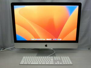 ◆◇iMac Retina 5K 27inch 2017/i7-7700K 4.2G/メモリ16G/512GB SSD/Radeon Pro 580/MNEA2J/A◇◆