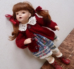 (☆BM)【感謝特別価格】アンティーク Court of Dolls 215/1500 コートオブドールズ 西洋人形 フランス人形 ビスクドール 昭和レトロ 