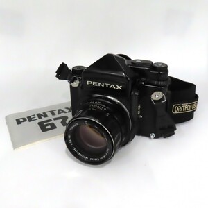 1円〜 PENTAX ペンタックス 67 中判フィルムカメラ TAKUMAR 1:2.4 105mm レンズ 動作未確認 y203-2669472【Y商品】