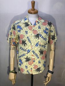 1940-50s KUONAKAKAI . ハワイアンシャツ Size M