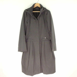 FOXEY NEW YORKフォクシー 26697 RAINY LONG&SHORT コート 黒系 38 2WAY AY398B1