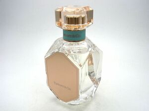 1000円スタート 香水 TIFFANY＆Co. ティファニー ローズゴールド オードパルファム EDP 元量50ml 開封済み フレグランス SHK △X①962★