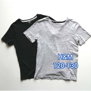 ★H&M 半袖　Tシャツ インナー　2枚セット　120 130　
