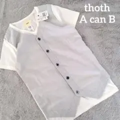 タグ付き【thoth】エーキャンビー ベストTシャツ XL パーティー 発表会