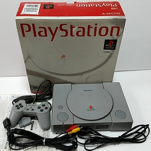SCPH-5500　プレイステーション　PS1　本体　通電のみ確認　箱説付き　プレステ　SONY ソニー PlayStation　ジャンク