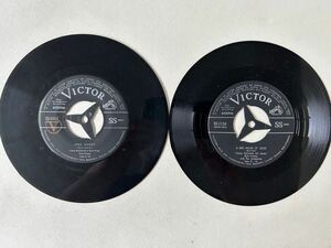 エルヴィスプレスリー 恋の大穴 望みがかなった、ワンナイト、 アイガットスタング　シングル レコード 2枚セット盤のみ VICTOR SSシリーズ