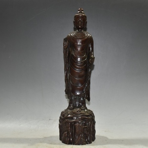 秘藏 清代 純銅 如来仏 仏像 置物 古美味 古美術 GP0401