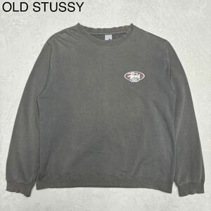 OLD STUSSY ステューシー フェード スウェット ロゴ