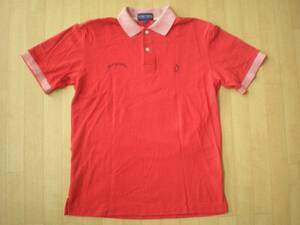 パーリーゲイツ 半袖 ポロシャツ 1 レッド系 赤 コットン100％ 綿 PEARLY GATES ゴルフ バニー カットソー サンエー インターナショナル