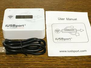 中古 iUSBport2 by HYPER DRIVE 充電用専用ケーブル（USB）説明書（英語）付き Wi-Fi 無線LAN アクト・ツー