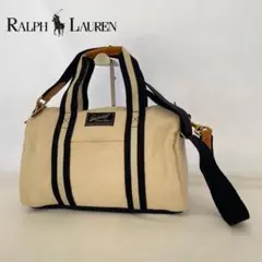 POLO RALPH LAUREN ミニボストン 2way ショルダーバッグ