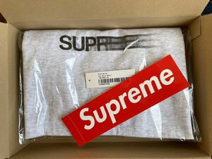 【新品・未使用】Supreme Motion Logo Tee Ash Grey Sサイズ / 20SS week19 BOX FACE