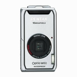 PENTAX デジタルカメラ OPTIO (オプティオ) W60 シルバー 1000万画素 光学5