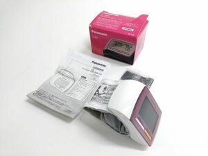 ▲ 動作品 元箱付 Panasonic パナソニック 手くび血圧計 EW-BW13 ライトピンク パナソニック 0424B-1 @60 ▲