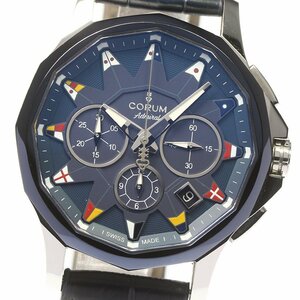 コルム CORUM 01.0096 アドミラルズカップ レジェンド42 デイト 自動巻き メンズ 良品 箱・保証書付き_780475