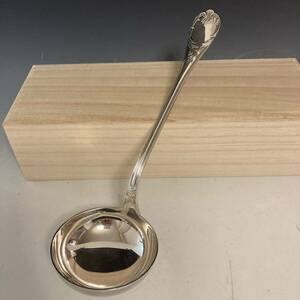 クリストフル レードル／お玉（28cm）マルリー シルバーコーティング　Christofle Silver Plated Marly Soup Ladle