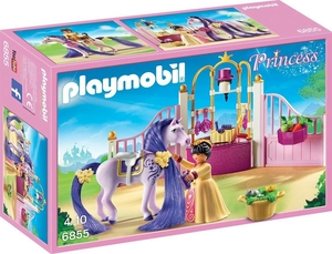 即決！新品 PLAYMOBIL 6855 お城の厩舎 プレイモービル