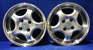 希少!＊VW フォルクスワーゲン＊カップホイール＊14x6JJ/オフセット+37/PCD100-4H＊2本セット