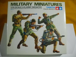 稀少初期MM金型品！タミヤ1/35アメリカ歩兵セット　新品超破格価　商品説明全文必読　同梱/お取り置きも歓迎いたします。　異次元航法堂