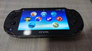 PlayStation Vita (プレイステーション ヴィータ) クリスタル・ブラック (PCH-1000) 動作確認済み ジャンク