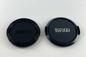 レトロ レンズキャップ 2個セット 52mm SIGMA Tefnon オールド