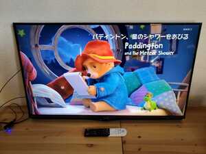 ★SHARP/シャープ★AQUOS★43V型★4K液晶テレビ 4T-C43AM1★COCORO VISON/4K Smart Engine RPO★2019★スタンド無し★①壁掛け金具付属★